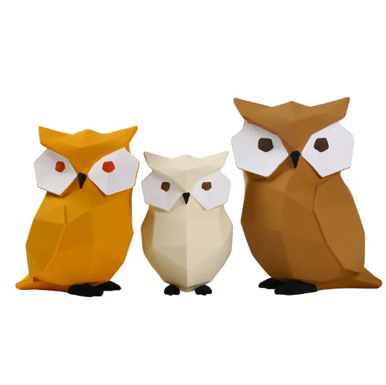 

Geometry Personality Figurine Crafts Art Creative Abstract Animals Modern Nordic Model Ornaments Living Room Home Decor DA60XB