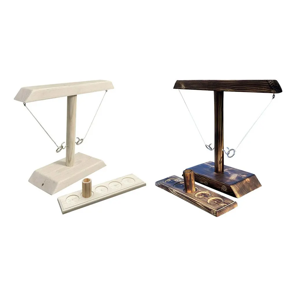 

Drinking Game Toy Wooden Ring Toss Game Toss Hook Board games montessori toy games kids toys for children adult Party Home Game