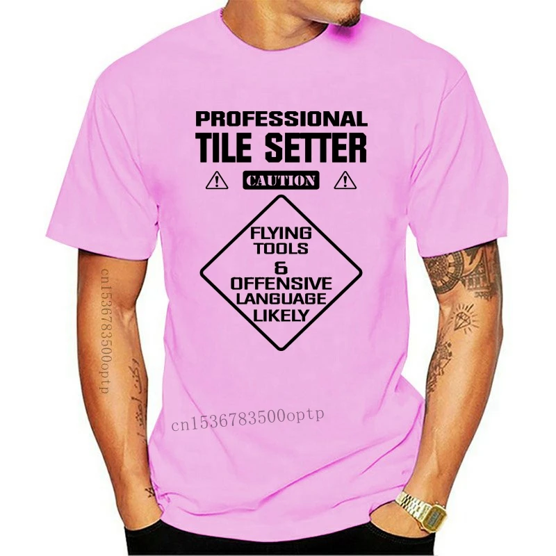 

New Men T Shirt Tile Setter Safety Women tshirt