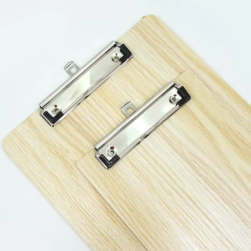 

1pc Portable A4 A5 Wooden Writing Clip Board File Hardboard with Clip Office School Stationery Supply