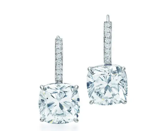 

YTF71 подарок темперамент шпильки инкрустация Цирконом женская подвеска S925 Серебряные серьги