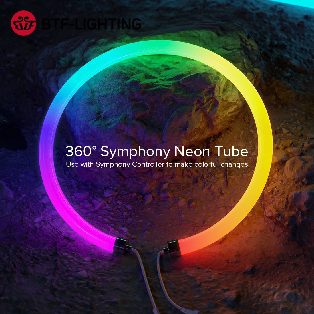 Неоновый светодиодный светильник Dreamcolor WS2811 120 светодисветодиодный гибкий 360