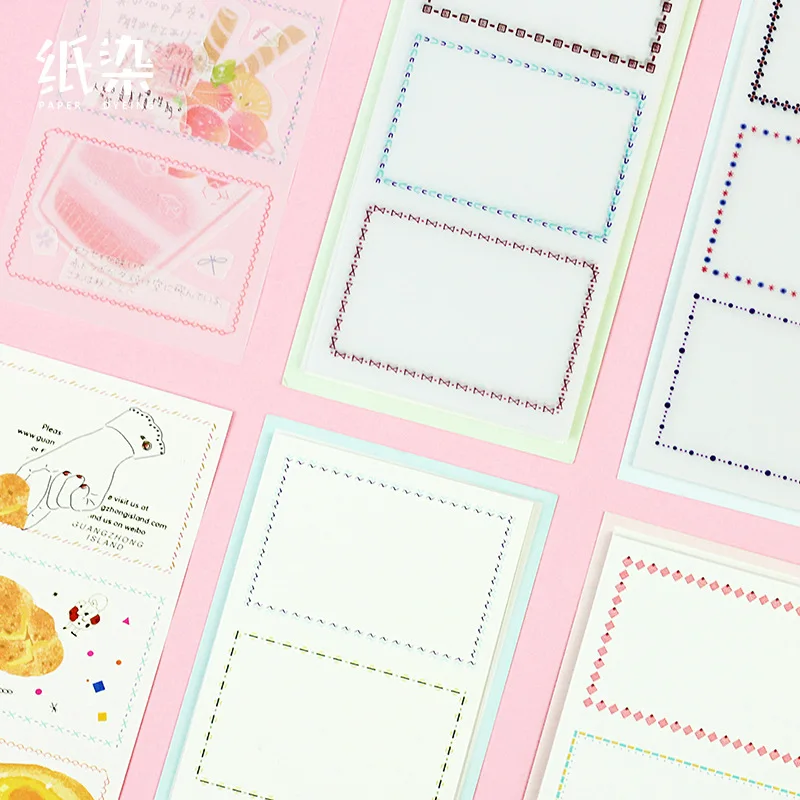 

20 set/lot Memo Pads Sticky Notes Broken pieces series diary Scrapbooking Stickers Office School stationery Notepad