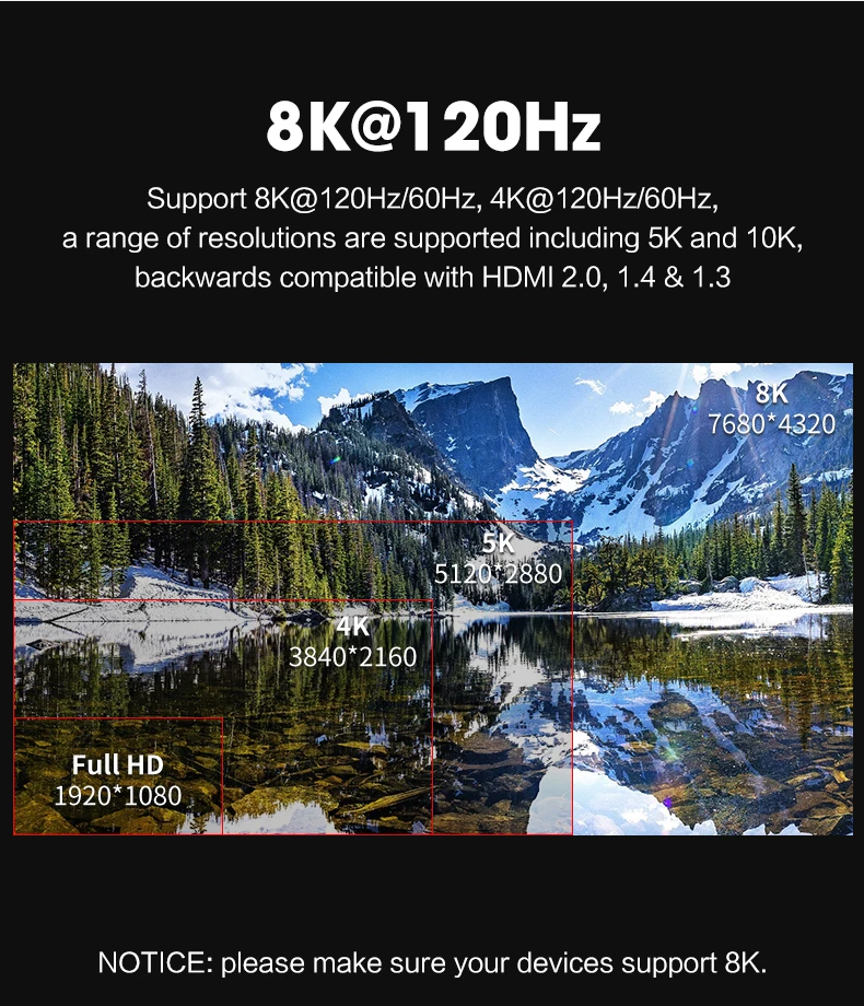 Moshou HDMI-совместимые кабели 2 1 8K 60Hz 4K 120Hz 48gbps полоса пропускания ARC видео для