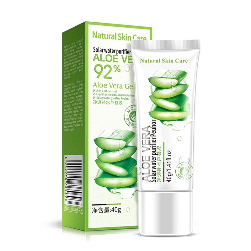 1 шт. натуральный алоэ вера Гладкий гель от Акне Отбеливающий Крем для лица всех