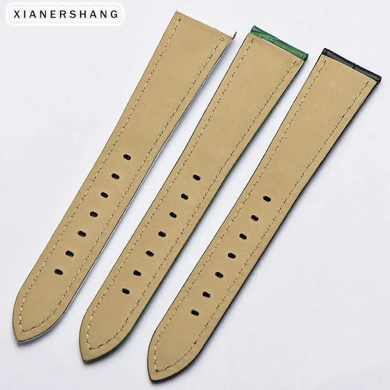 Ремешок из натуральной телячьей кожи для наручных часов люксовый универсальный