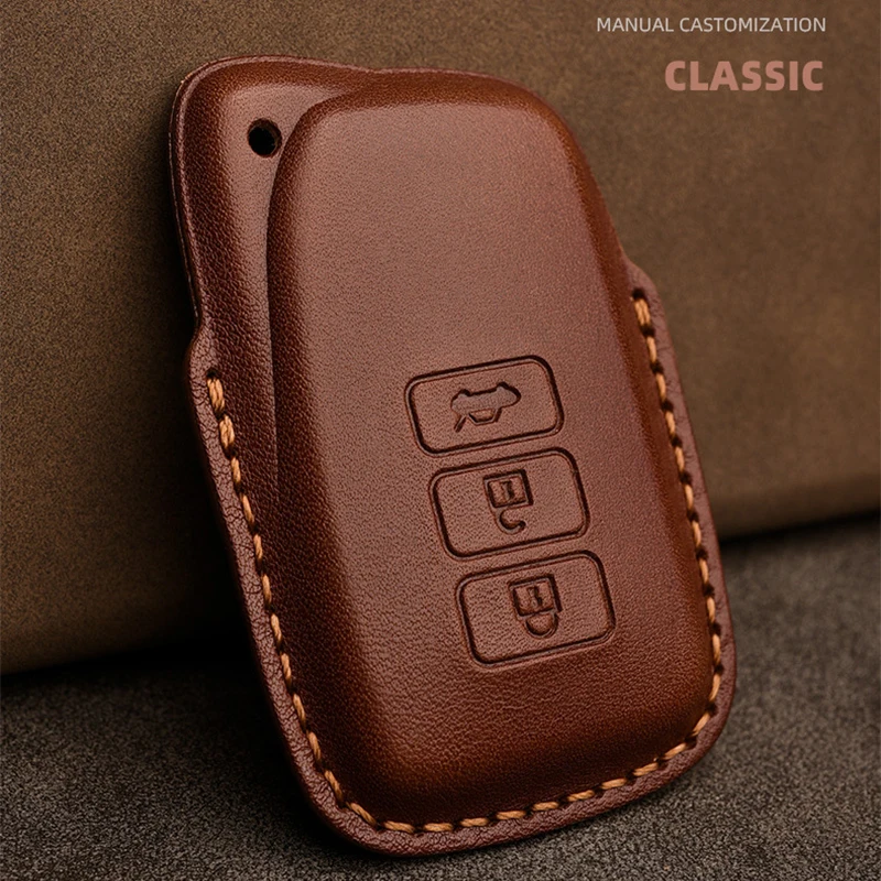 

Leather Car Key Cover Case for Lexus NX GS RX IS ES GX LX RC 200 250 350 LS 450H 300H Keychain Keyring Accessories Key Case