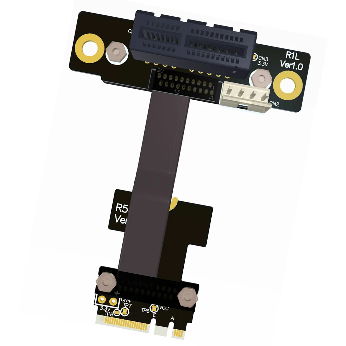 Riser M.2 WiFi A + E ключ к PCI-e x4 удлинитель адаптер кабель карты Gen3.0 AE-Key для PCIE 3 0x1x4x16 M2