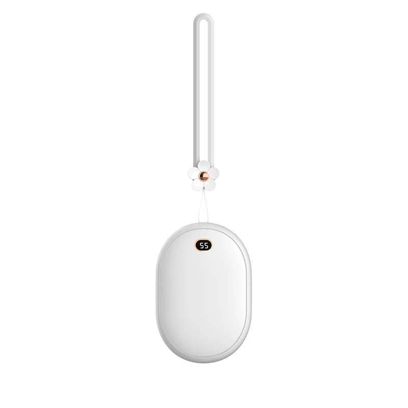 White Cafele грелки для рук 10000 мАч Мобильный Внешний аккумулятор для USB iPhone samsung Xiaomi светодиодный универсальный внешний аккумулятор зарядное устройство Внешний аккумулятор - Цвет: White