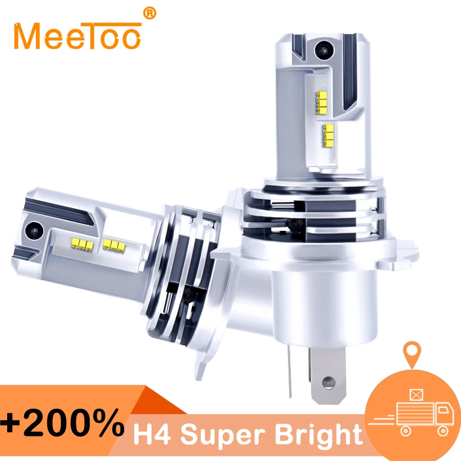 Светодиодсветодиодный фары H4 H7 для мотоцикла H11 HS1 светодиодные мотоциклетные