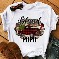 best mom tshirt women 2021 mothers day gift white t shirt summer clothes top female casual blessed mimi tshirts white female tee