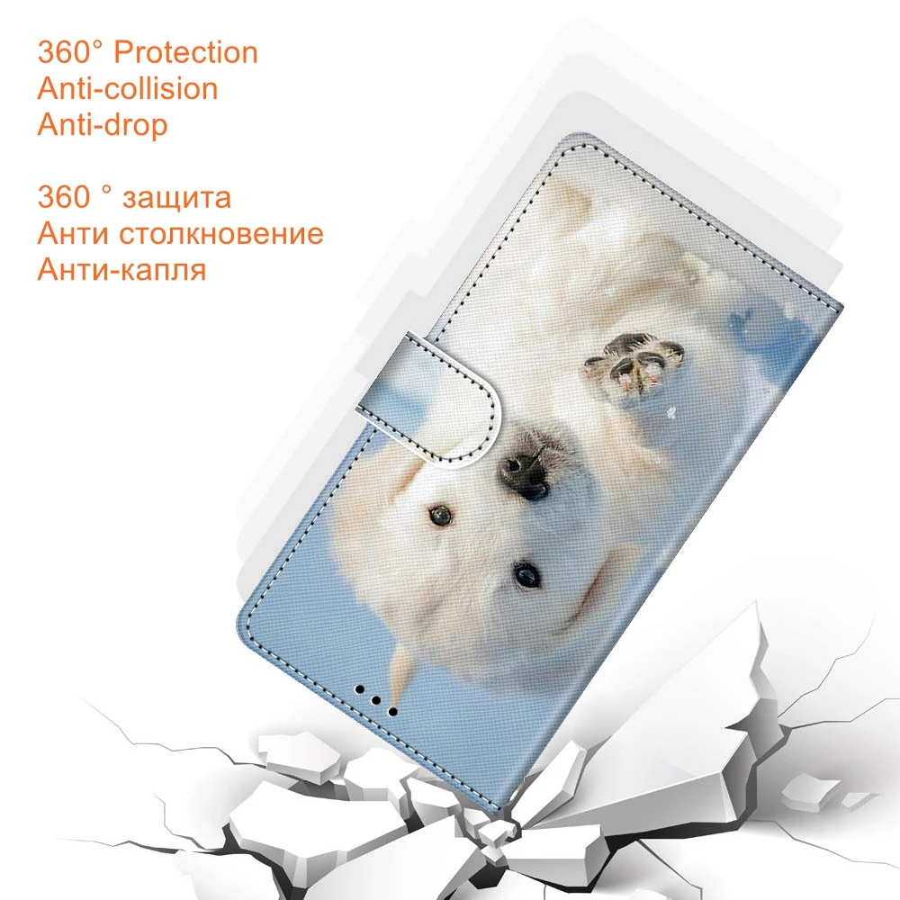 Чехол из искусственной кожи с откидной крышкой и подставкой для ZTE Blade A510 A530 A610 A6