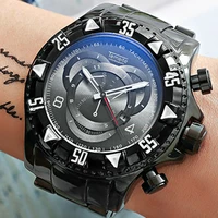 2021 new mens watches top brand 52mm big dial business automatic date quartz watch for men waterproof clocks rel%c3%b3gio masculino