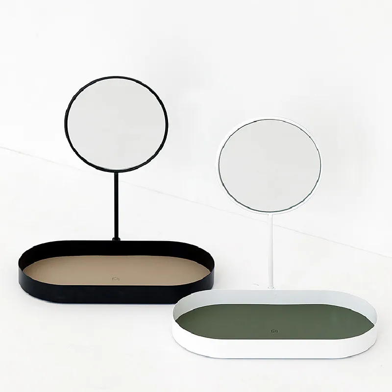 Настольные подносы для хранения косметики в скандинавском стиле со съемным