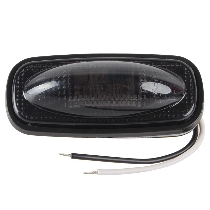 2 Pcs 3 Led Smoked 3.4 Inch Pickup Truck Reverse Side Marker Lights Fender Tail Light Clearance Lamp Red | Автомобили и мотоциклы
