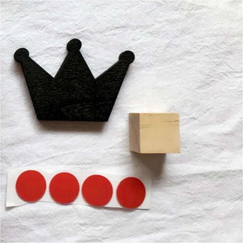 Симпатичные Корона деревянный крюк вешалки для детей украшение стены комнаты