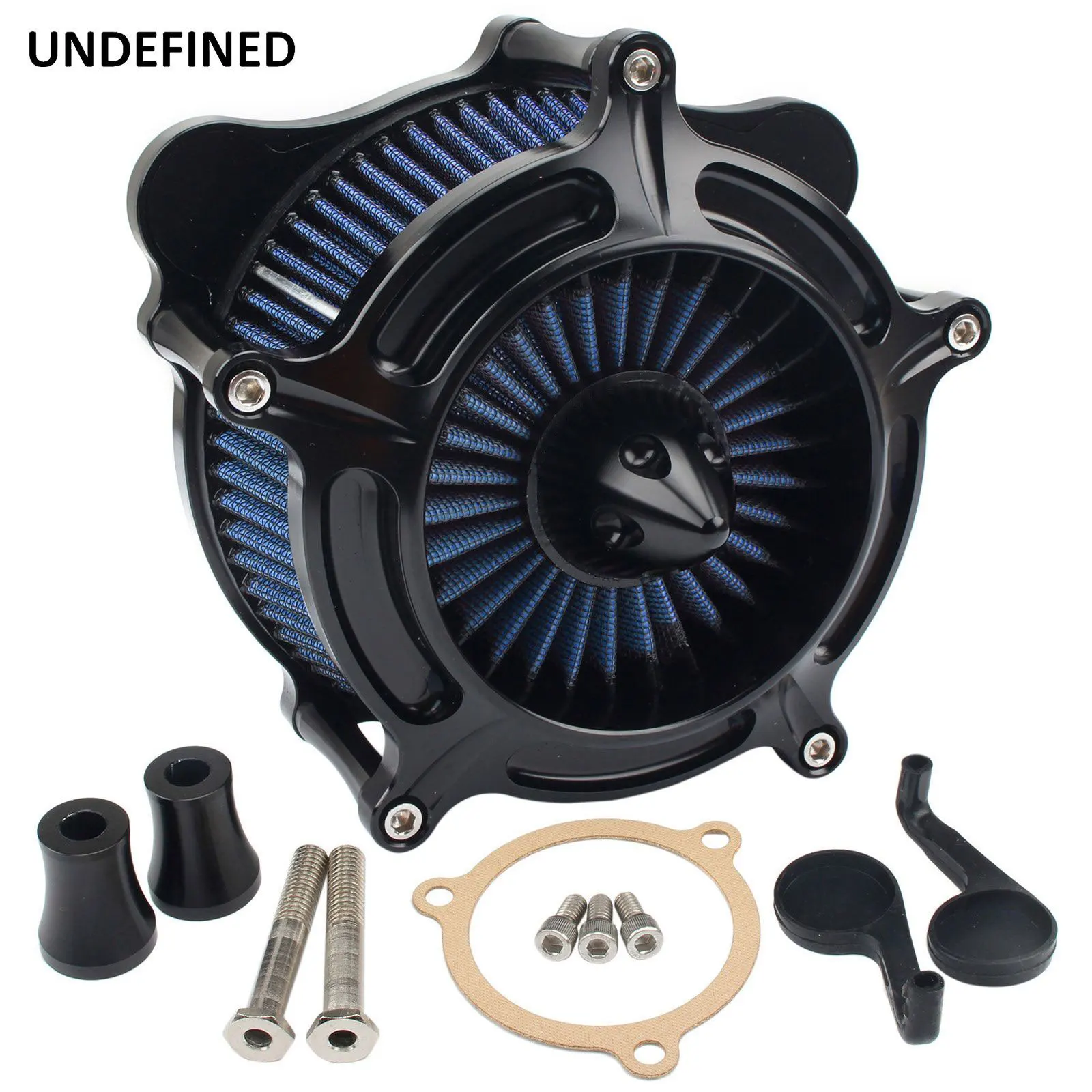 

Motorcycle Air Filter Cleaner Intake Kit Blue Element For Harley Dyna FXDLS Touring Electra Street Tir Glide Road King Softail