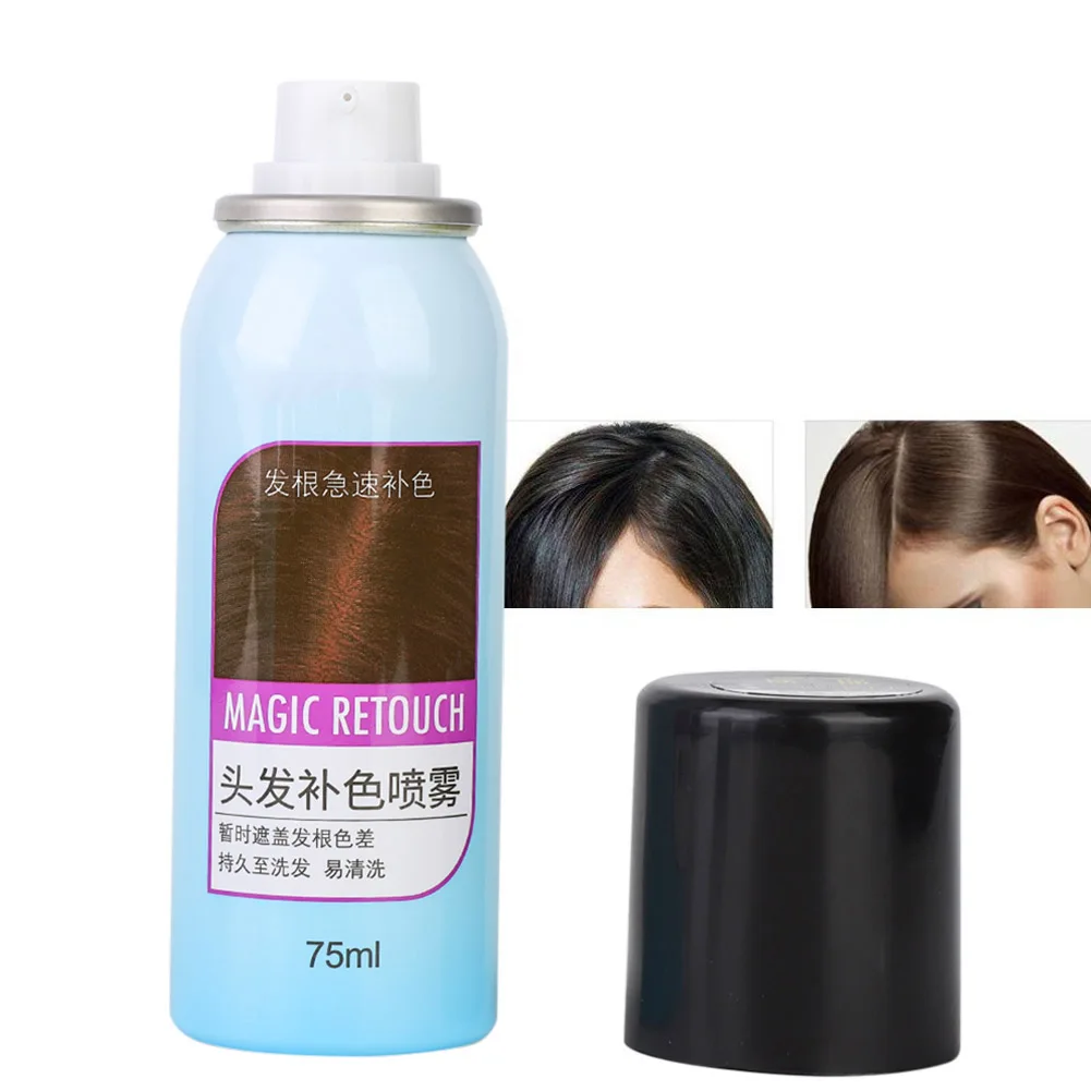 75 мл одноразовая краска для волос белое покрытие дополнительный цветной спрей