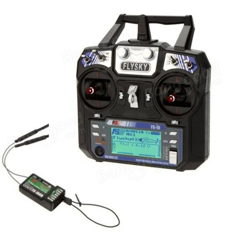 Летать небо Flysky FS i6 I6 2 4G 6CH AFHDS RC контроллер передатчика с iA6 FSiA6B приемник для дрона