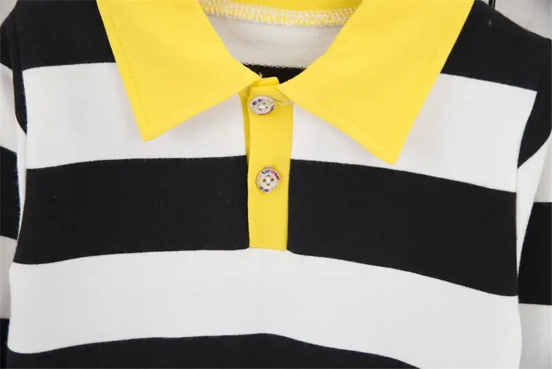 

Spring Autumn Children Baby Girls Boys Clothing Sets strips t-shirt denim Straps Pants 2pcs Infant Clothes Suit Toddler Costume