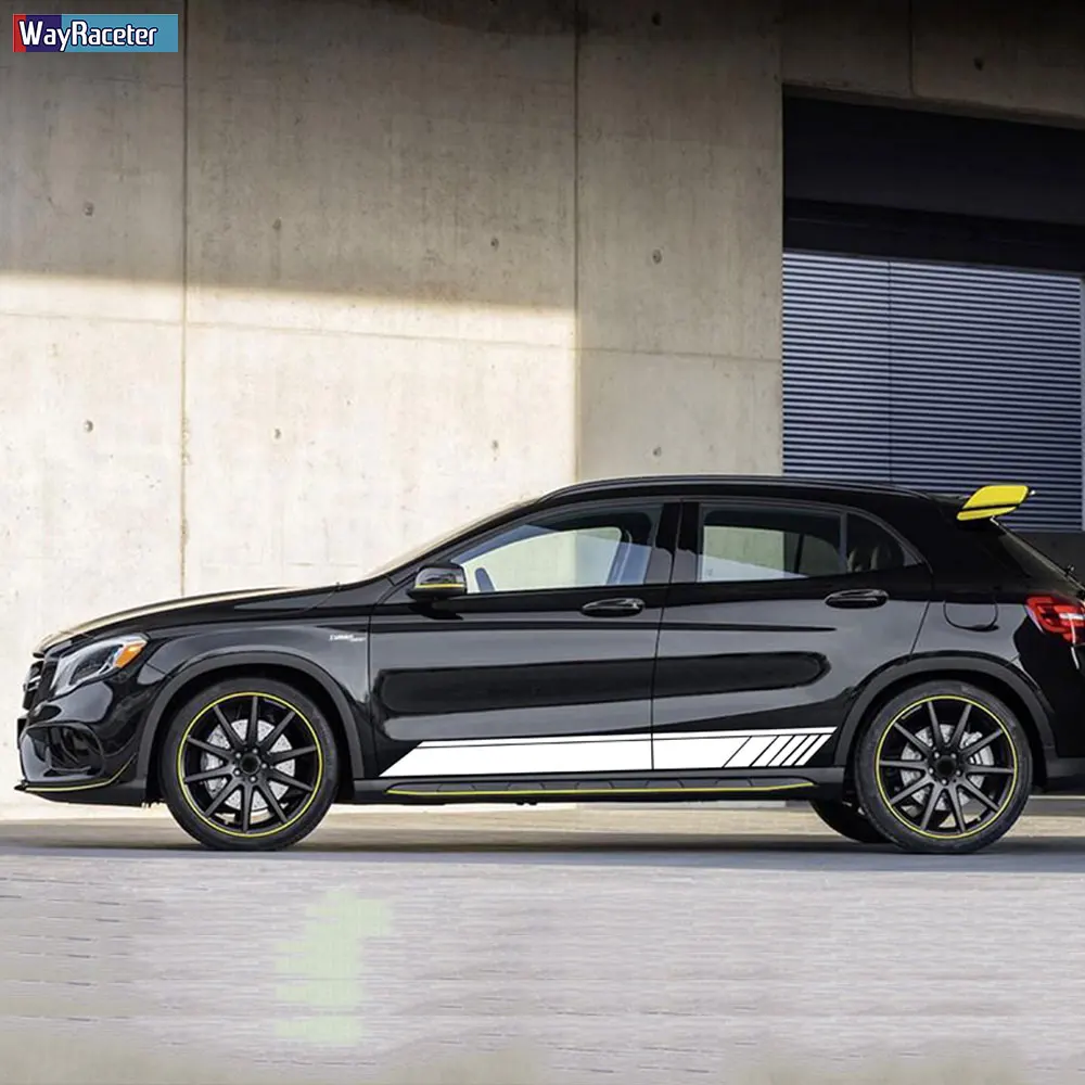 Выпуск 1 наклейки на боковые двери автомобиля наклейка бленду для Mercedes Benz GLA Class
