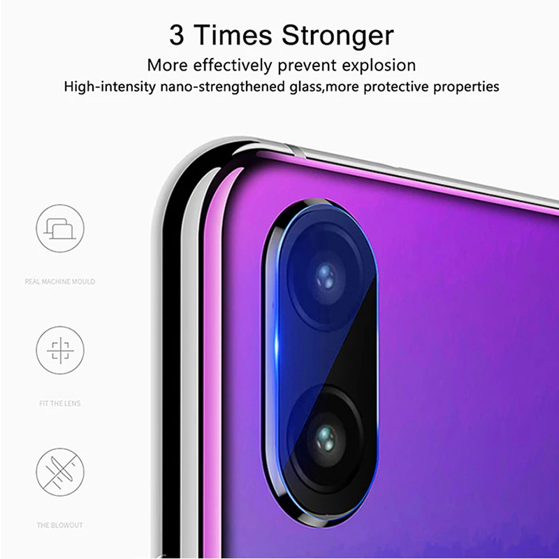 2 в 1 Защитное стекло для объектива камеры vivo Y11 2019 | Мобильные телефоны и
