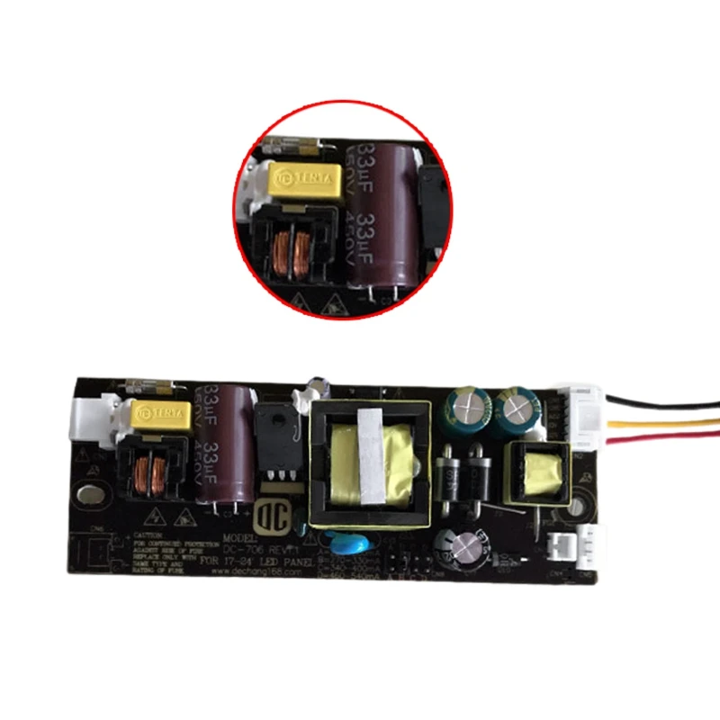 DC706 12V 3A Универсальный ТВ импульсный блок питания для 15 22 дюймов светодиодный ЖК