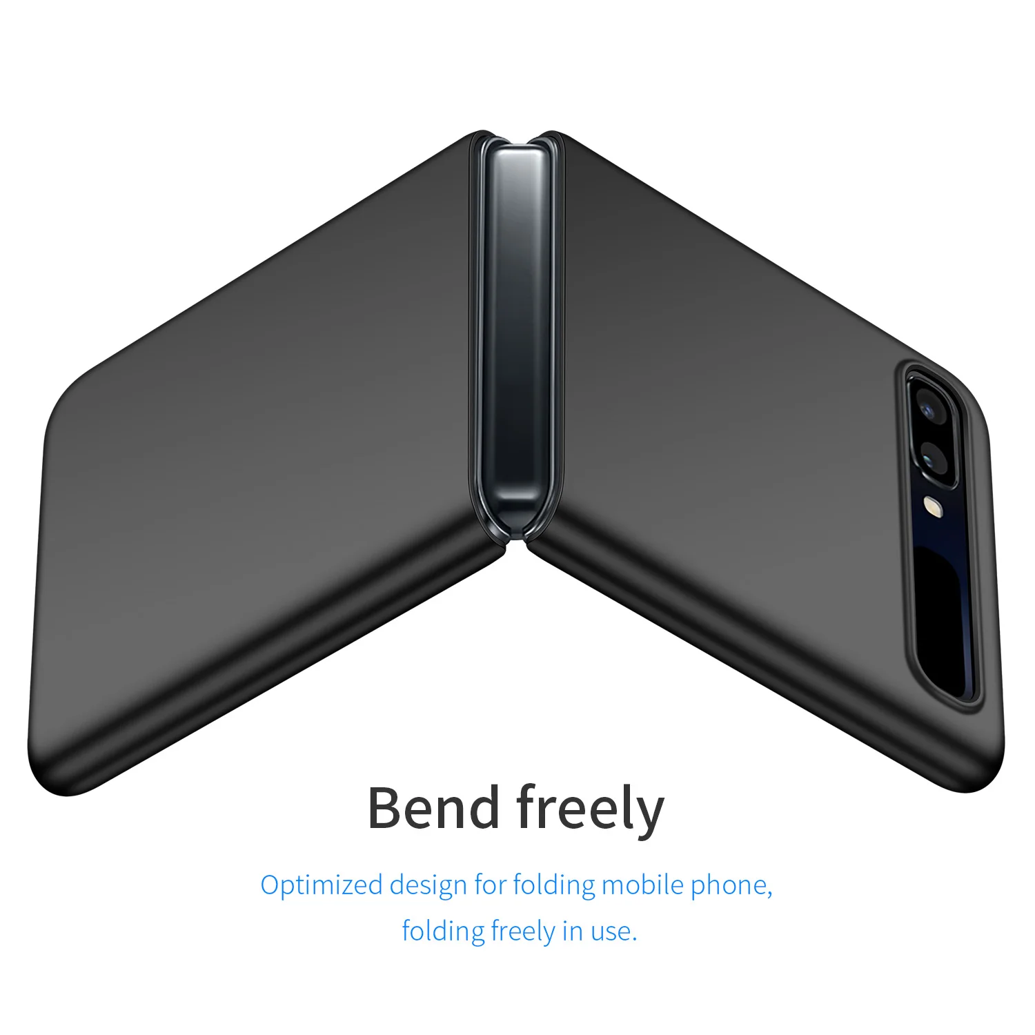 

Тонкий цветной резиновый матовый пластиковый Твердый Чехол-книжка для Samsung Galaxy Z