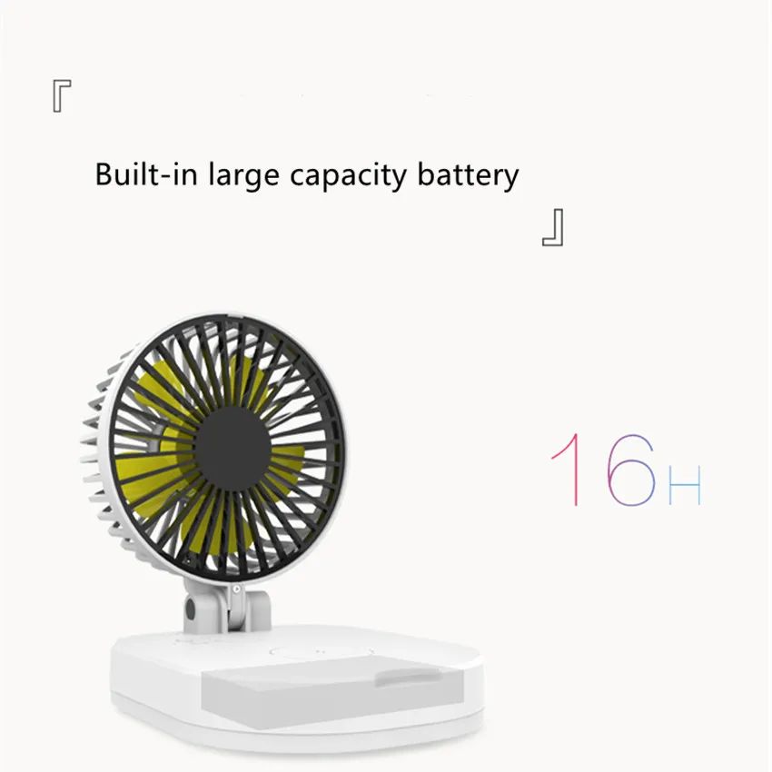Multifunction Power Bank 10000mah For Xiaomi Mi 9 iPhone 8 X Plus With Qi Wireless Charging Fold Portable Mini Fan Desktop