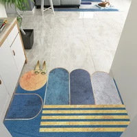 nordic hallway door mat bathroom mat kitchen mat freely cuttable diy home mats carpet anti slip pvc silk loop entrance door mat