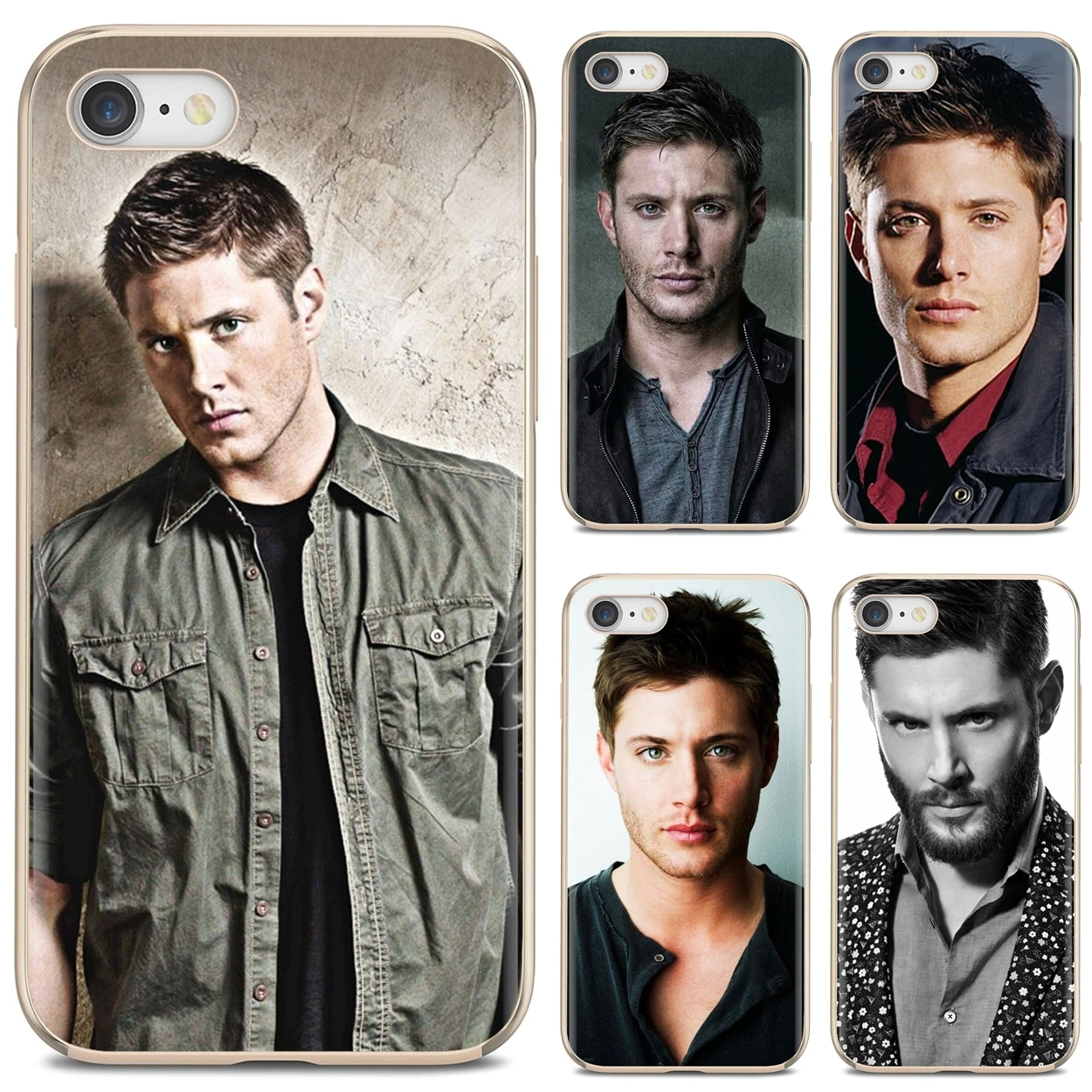 

For iPod Touch For iPhone 11 Pro 4 4S 5 5S SE 5C 6 6S 7 8 X XR XS Plus Max Silicone Case Cover Supernatural SPN Jensen Ackles