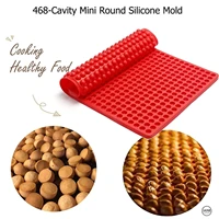 468 cavity spherical pets biscuit mould silicone baking mold pet treats pan baking biscuit cookies puddy treat mold new