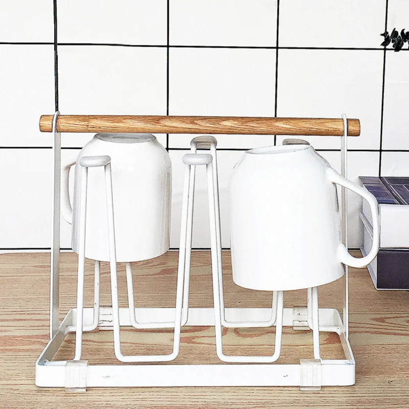 6 Подвесная подставка для чашек стакан воды сушилка кружка железный держатель