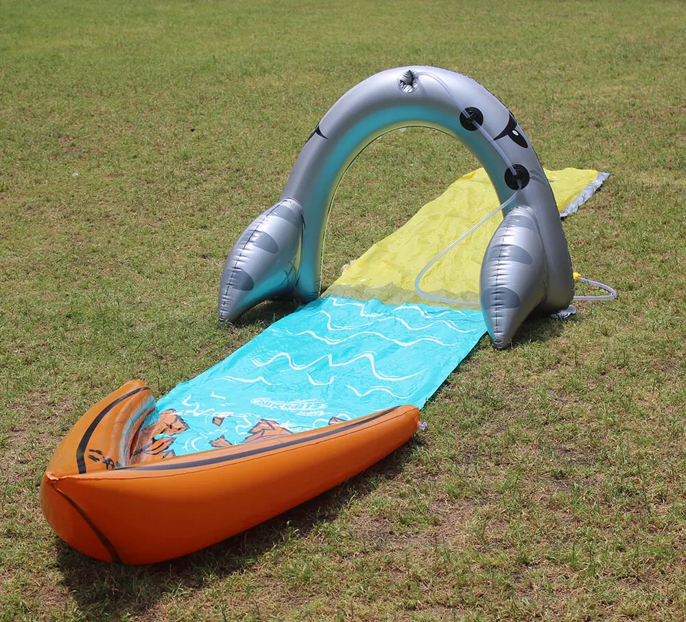 

2/3 people Inflatable Water Slide Fun Outdoor Splash Slip For Children Summer Pool Kids Games