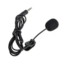 universal mini portable microphone condenser lapel lavalier clip mic microphone for speech teaching conference guide studio mic