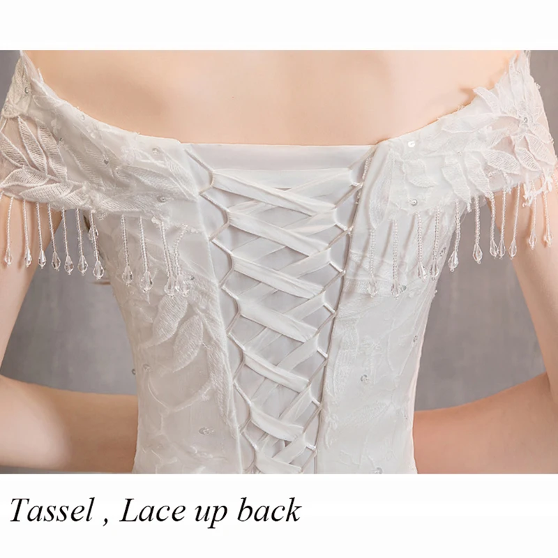 Модные дешевые свадебные платья цвета слоновой кости из органзы с бисером 2022