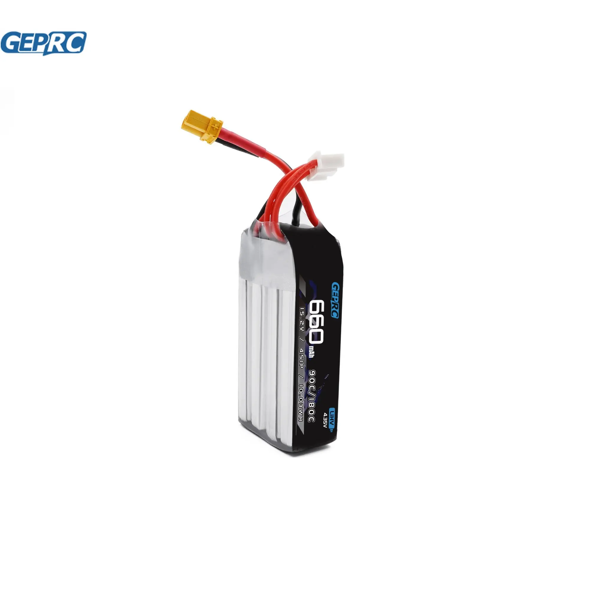 GEPRC-bater&iacute;a LiPo de 660mAh para Dron, pieza de accesorios para cuadric&oacute;ptero, 4S, 90/180C, HV, 3,8 V/4,35 V, compatible con la serie Cinelog-0