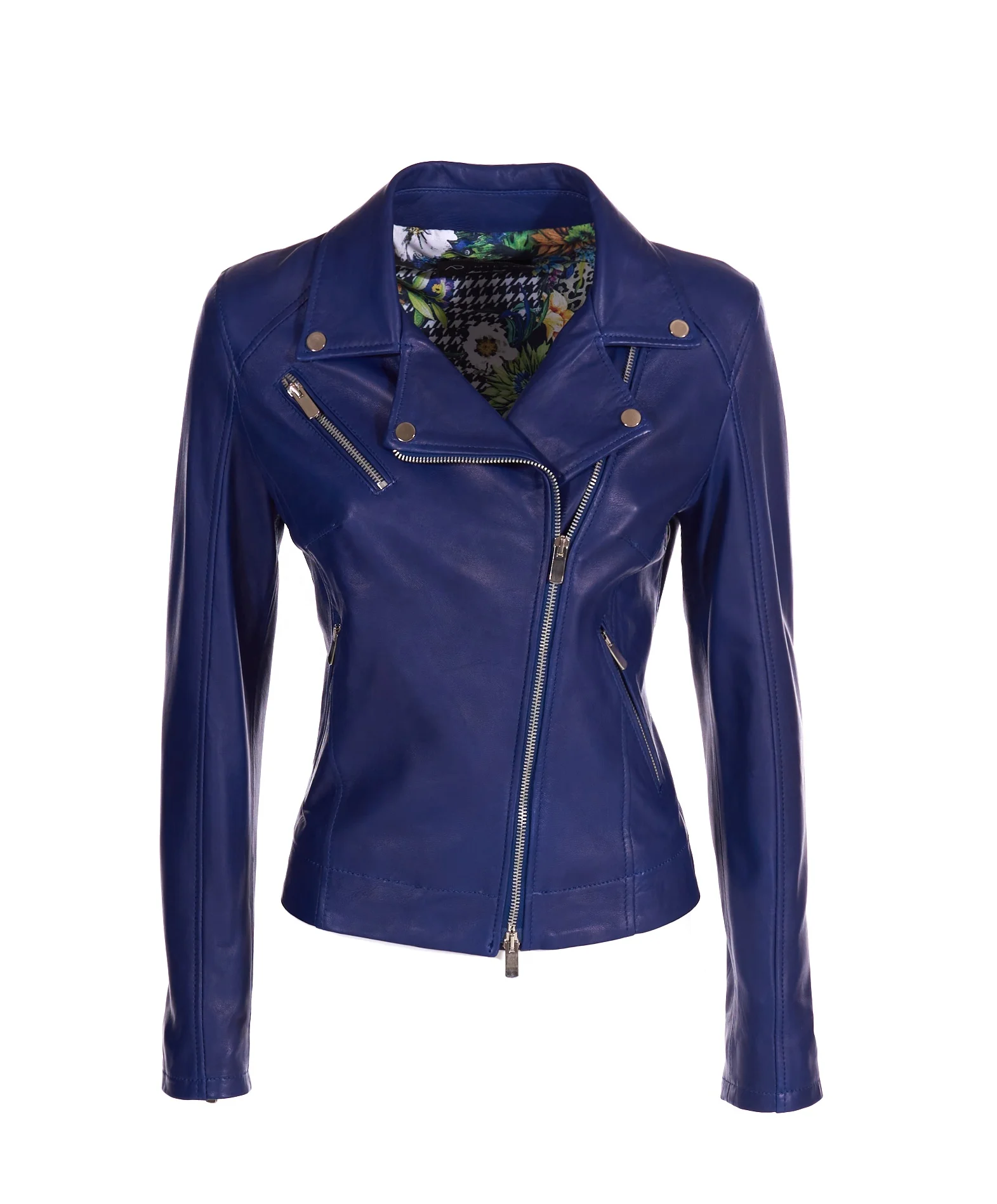 

Женская кожаная Спасательная куртка, Сделано в Италии