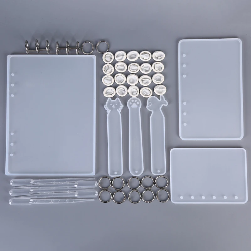 

45Pcs/1pc Bookmarks Shaped Silicone Mold For UV Resin Epoxy Resin For Handmade Jewelry DIY Mix Bookmark Notebook Resin Mold