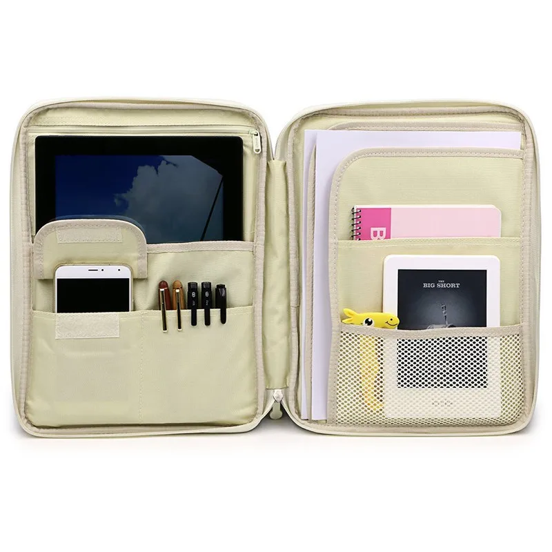 

Multifunction Document Organizer Folder Padfolio Large Business Holder Case Filing Briefcase Storage Bag for Ipad Bag Office
