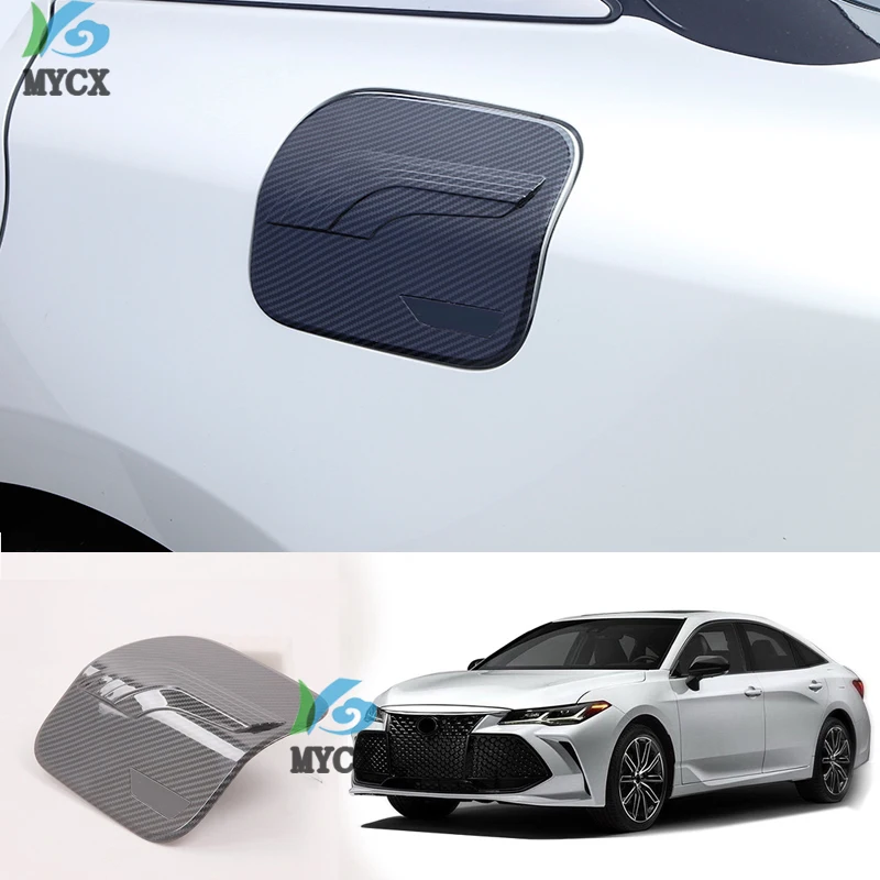 

Car styling Fuel Tank Cover Trim For Toyota Avalon 2019 2020 Gas Tank Cap Fuel Cap Sticker Cover Trim Exterior Accessories