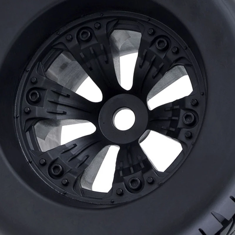 

4Pcs 165mm Wheel Rim and Tires for 1/8 Truck Traxxas HSP HPI E-MAXX E-Revo ZD Racing RC Car Accessories
