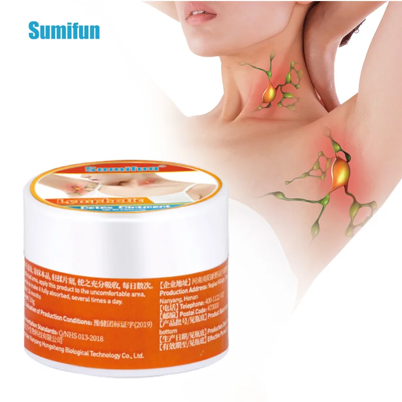 

10g Sumifun Lymphatic Detox Cream Neck Lymph Patch Anti-Swelling Herbs Ointment Armpit Lymph Nodes Medicine Cream Health Care