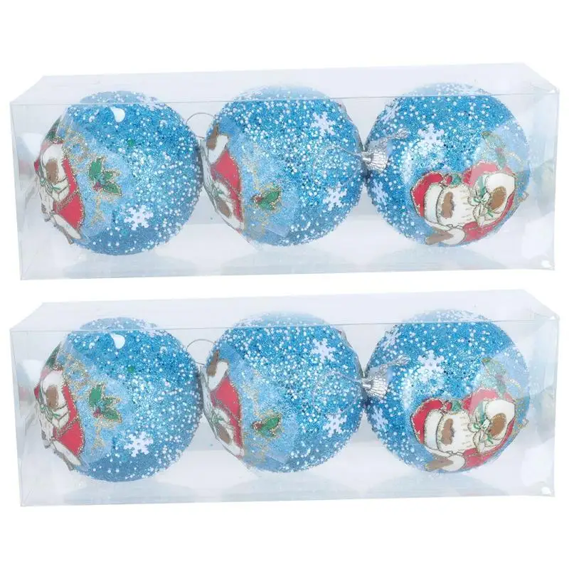 

6Pcs Christmas Tree Hanging Decoration Christmas Party Christmas Ball Pendant