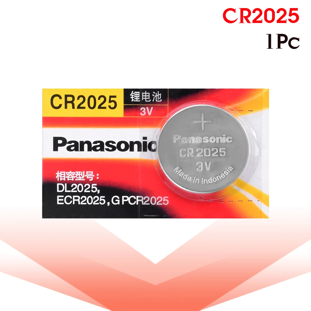 Оригинальный литий-ионный аккумулятор PANASONIC Cr2025 CR 2025 BR2025 DL2025 KCR2025 LM2025 3 в кнопочный