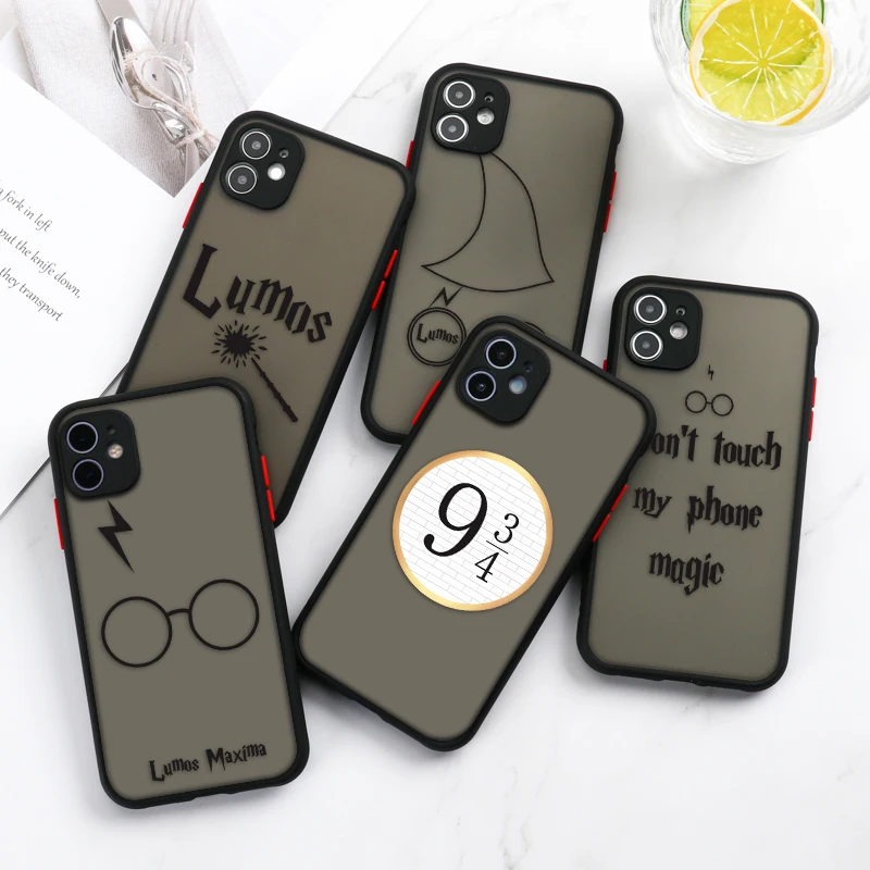 

Candy Art magic Cartoon Phone Case For iPhone 12 11 Pro XR X S MAX SE 2020 7 8 6 S Plus PC Hard Shockproof TPU Camera Lens Cover