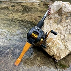 Рыболовная удочка GHOTDA, ультракороткая морская удочка, портативная речная мини-удочка 1,3 м, 1,5 м, 1,8 м, набор морских удочек, катушка для заброса приманки