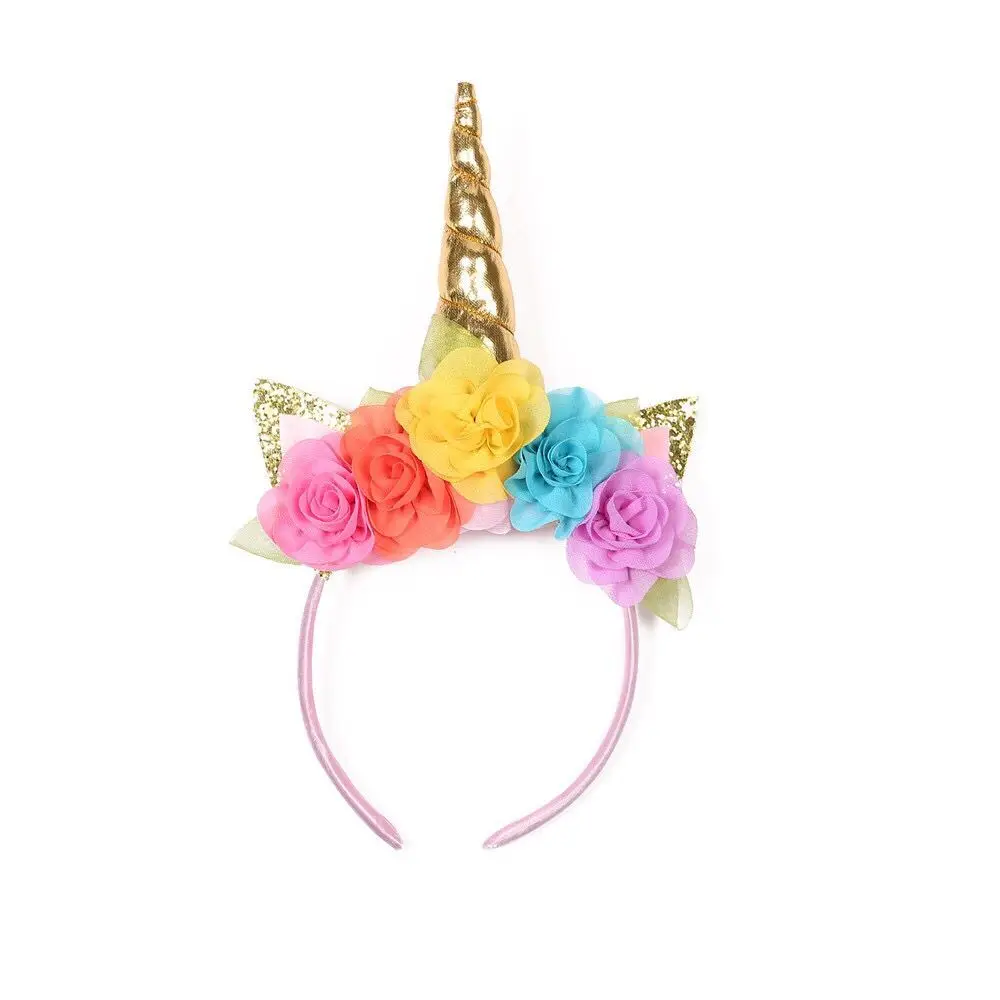 Платье для маленьких девочек розового цвета с изображением единорога