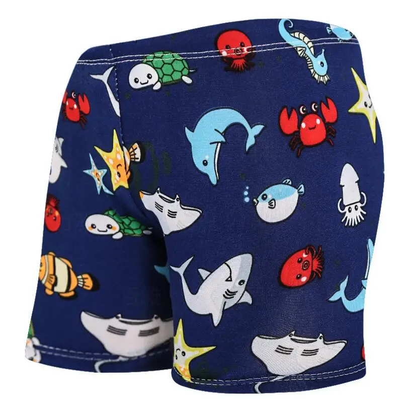 Swimwear Short Boy 9 Детская Повседневная быстросохнущая одежда для купания с рисунком; купальный костюм для маленьких мальчиков; летние шорты для детей; пляжная одежда; Шорты для плавания - Цвет: Swimwear Short Boy 9