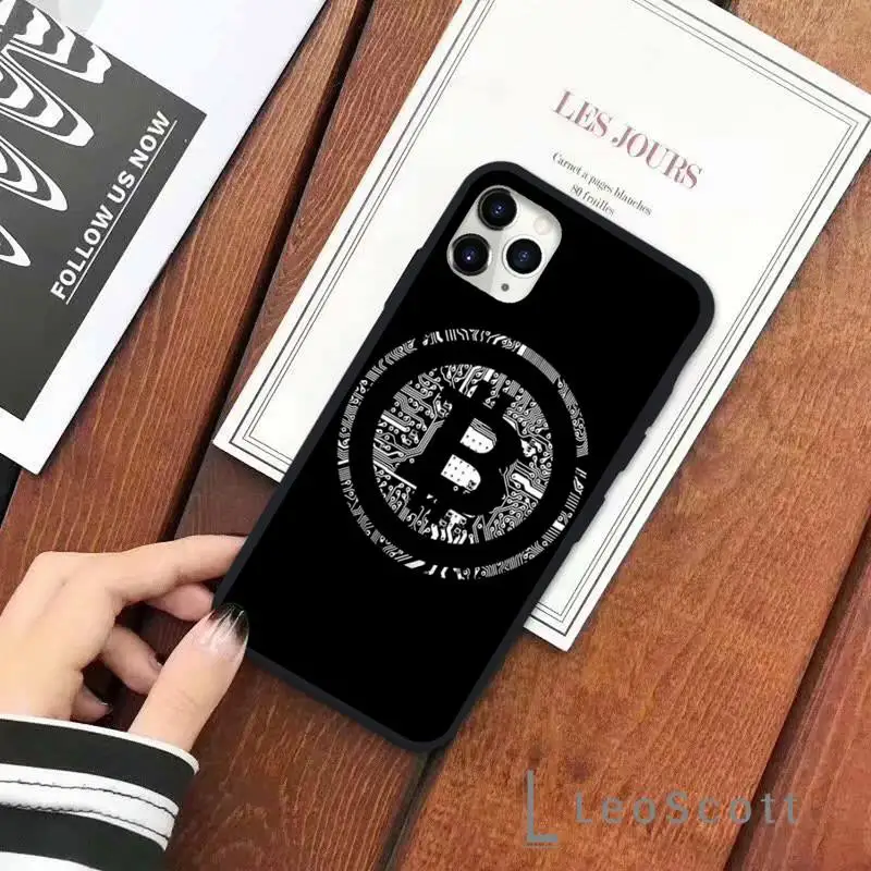 

Love Accept Bit-coIn Phone Case for iPhone 11 12 pro XS MAX 8 7 6 6S Plus X 5S SE 2020 XR Soft silicone